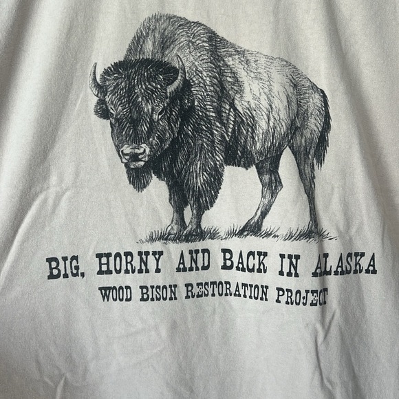 Vintage Alaska Wildlife Tshirt Gildan Size XL # - Picture 2 of 5